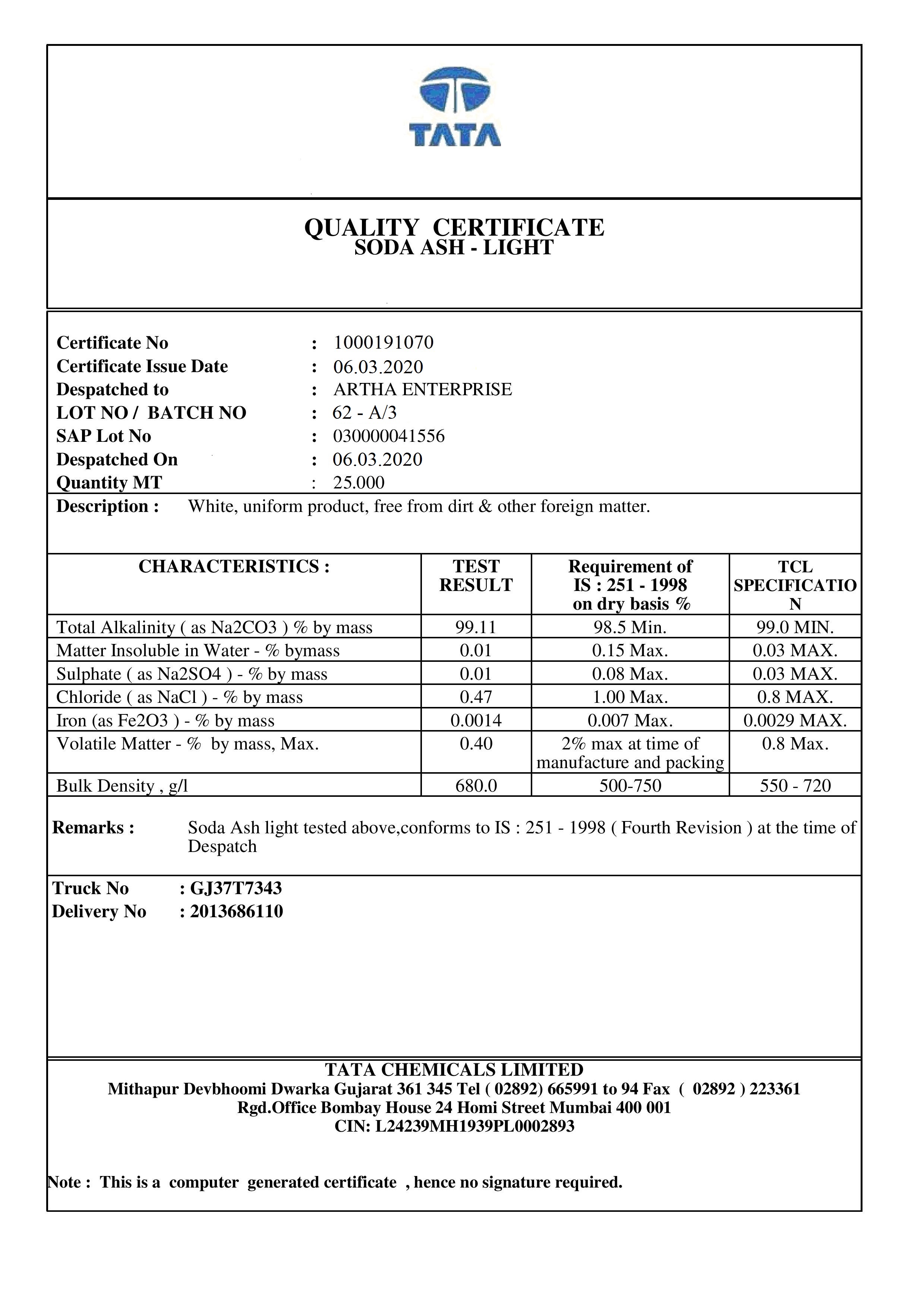 Soda Ash Light